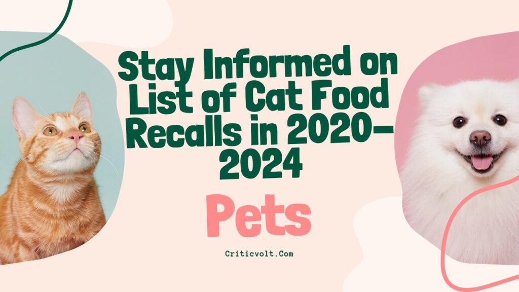 Hepper Cat Food Recall 2024 Stay Informed on List of Cat Food Recalls